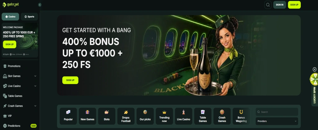 Betnjet Casino online casino buitenland